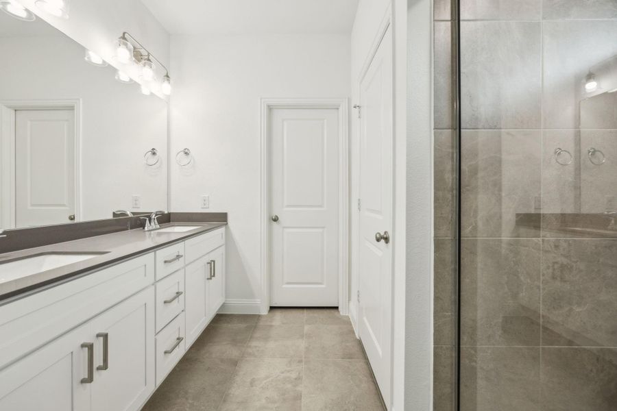 Furnished interior view inside a new home in Saint Tropez, Huffman (Image 9). Furnished interior view inside a new home in Saint Tropez, Huffman (Image 9).