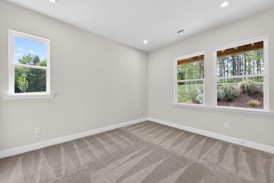 Spacious, unfurnished interior of a new home in Archer Row, Charlotte (Image 24). Spacious, unfurnished interior of a new home in Archer Row, Charlotte (Image 24).