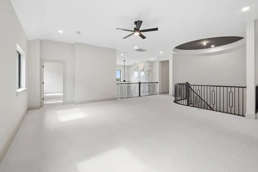 Representative unfurnished interior of a home built from the Westwood by Landon Homes in Dominion Estates, Frisco (Image 24).