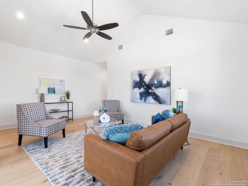 Furnished interior view inside a new home in Victoria Commons, San Antonio (Image 6).