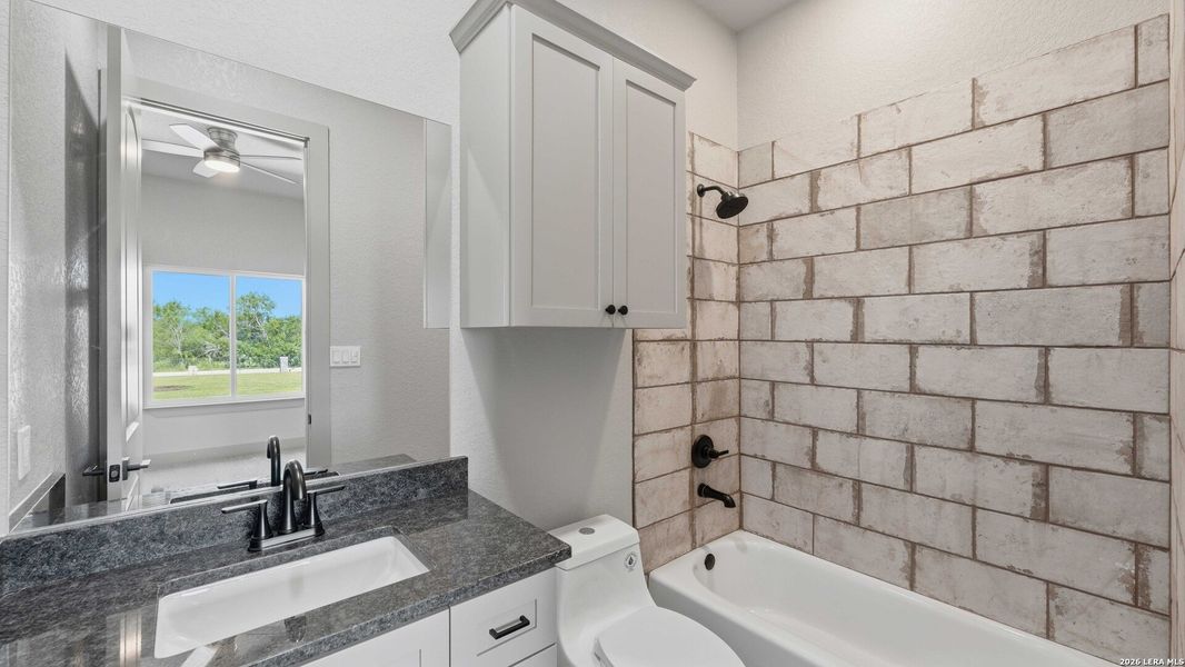 Furnished interior view inside a new home in , Adkins (Image 19).