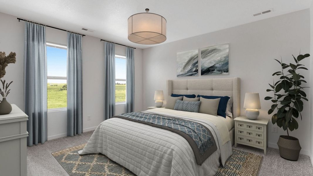 Furnished interior view inside a new home in Vista Meadows, Fort Lupton (Image 7).