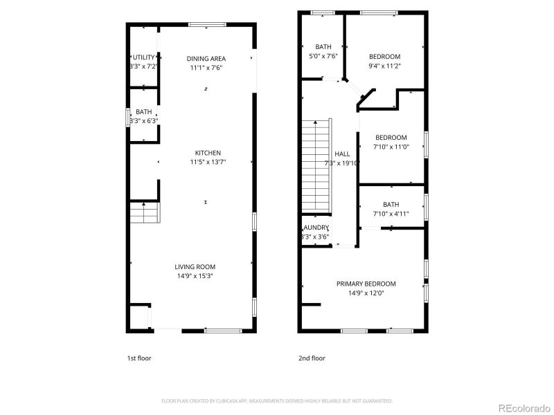 2D floor plan layout of this home in , Denver, CO (Image 6).