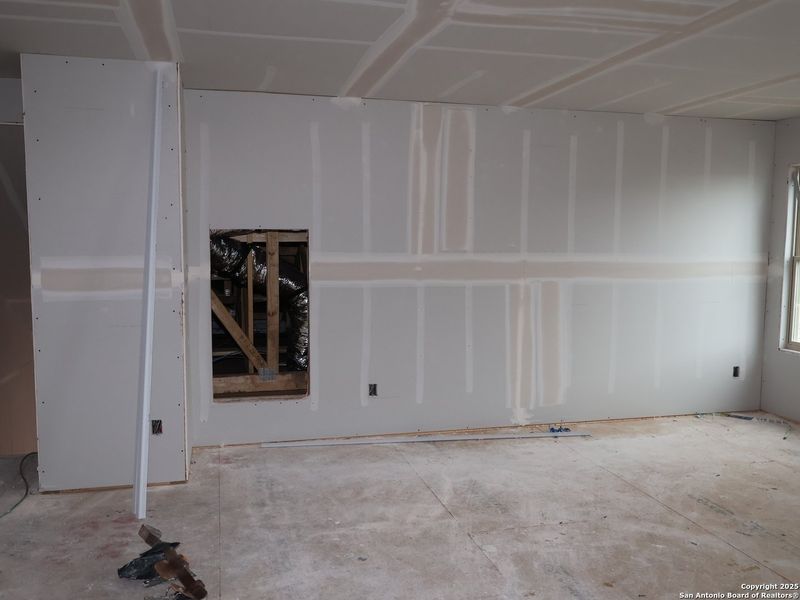 In-progress construction of a new home in Meadows at Clear Springs, New Braunfels, TX (Image 26).