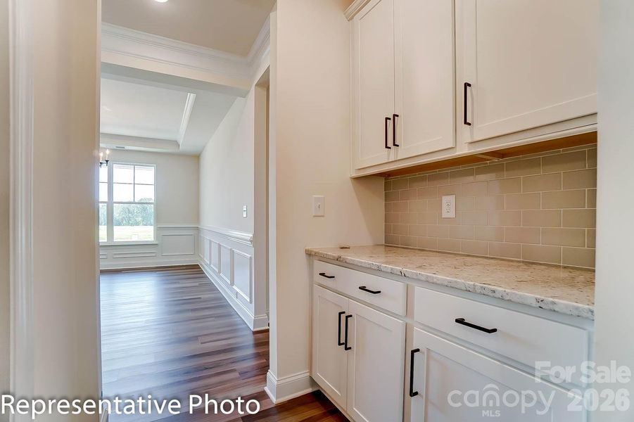 Furnished interior view inside a new home in Robinson Oaks, Gastonia (Image 4). Furnished interior view inside a new home in Robinson Oaks, Gastonia (Image 4).