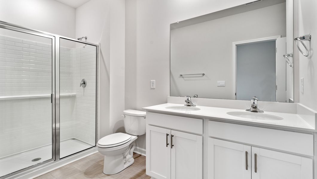 Representative furnished interior of a home built from the Davidson by D.R. Horton in Brookside Farms, Greer (Image 11).