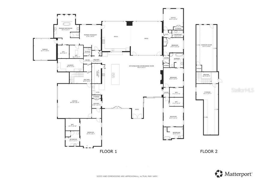 2D floor plan layout of this home in , Gainesville, FL (Image 3).