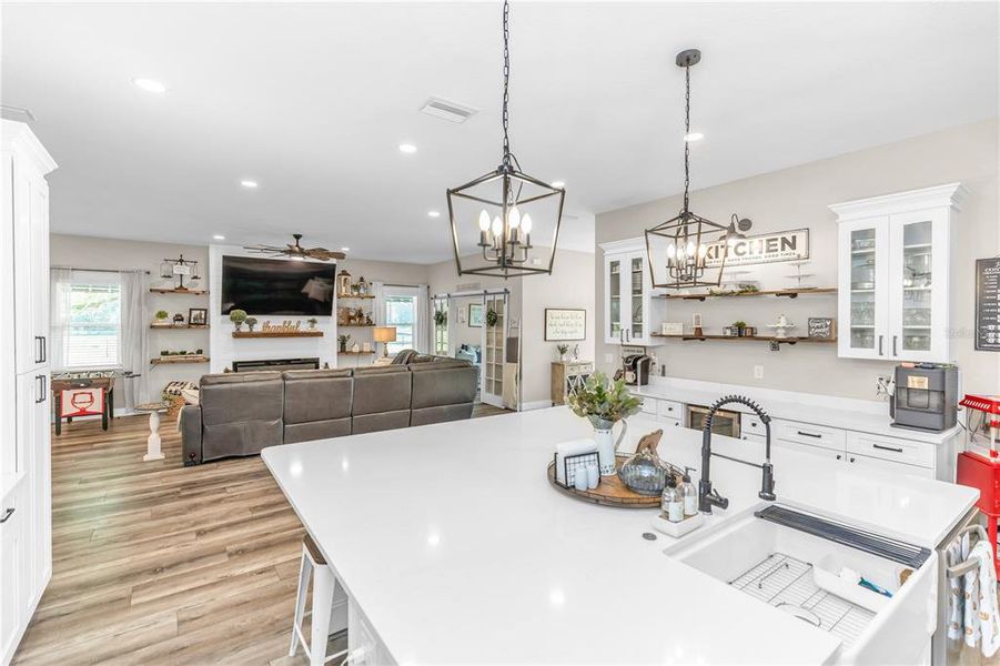 Furnished interior view inside a new home in , Osteen (Image 13).
