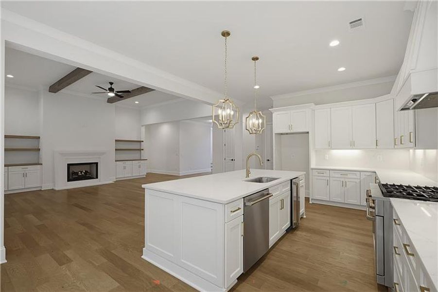 Furnished interior view inside a new home in , Newnan (Image 7).