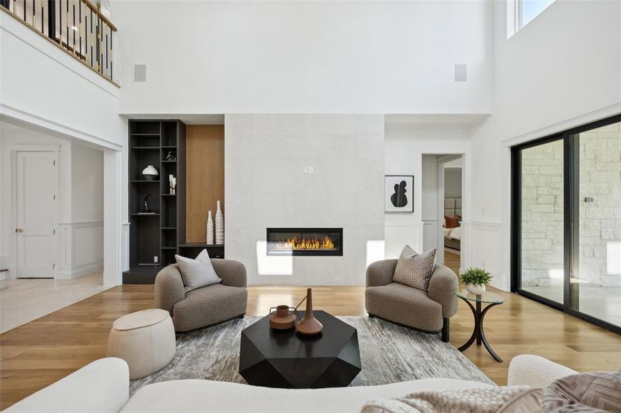 Furnished interior view inside a new home in , Dallas (Image 25).