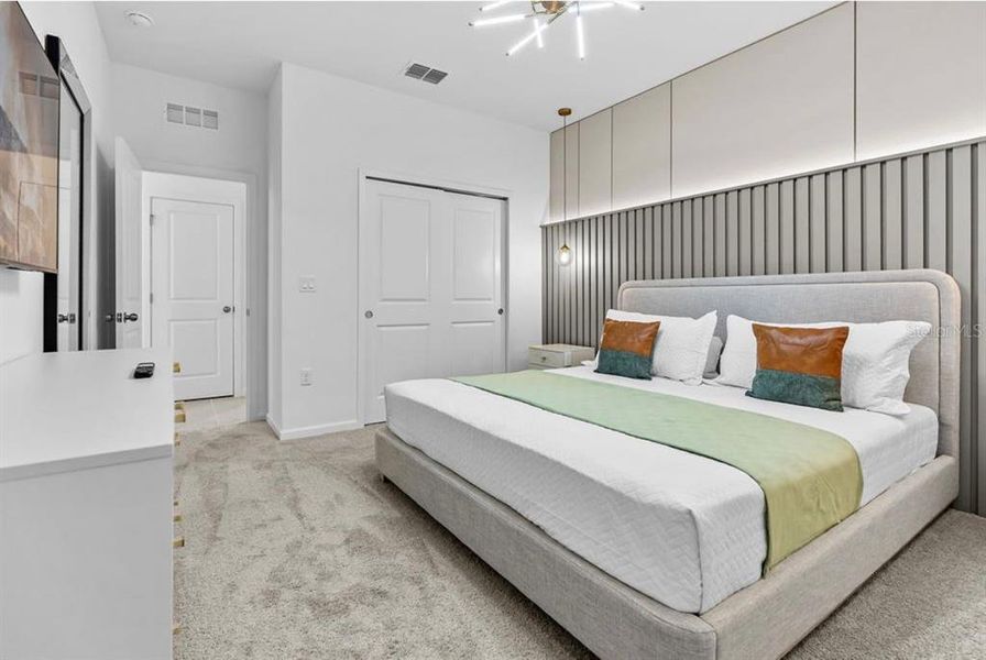 Furnished interior view inside a new home in Solara Resort, Kissimmee (Image 8). Furnished interior view inside a new home in Solara Resort, Kissimmee (Image 8).