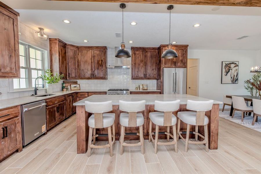Furnished interior view inside a new home in , Graford (Image 28).