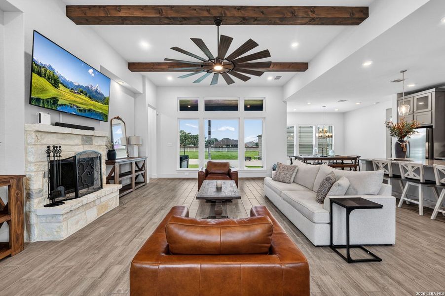 Furnished interior view inside a new home in Pradera Ridge, Floresville (Image 10).