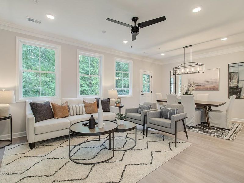 Furnished interior view inside a new home in Winsome Park, Woodstock (Image 3).