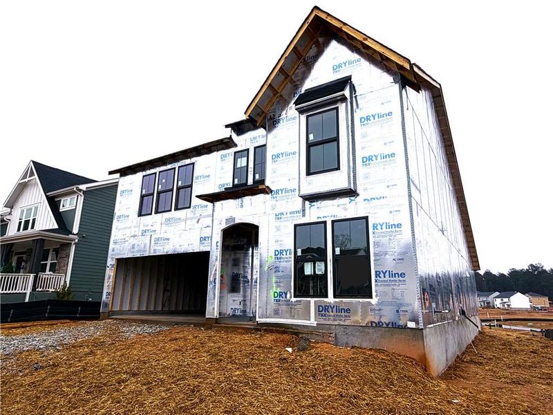In-progress construction of a new home in Twin Lakes, Hoschton, GA (Image 4).