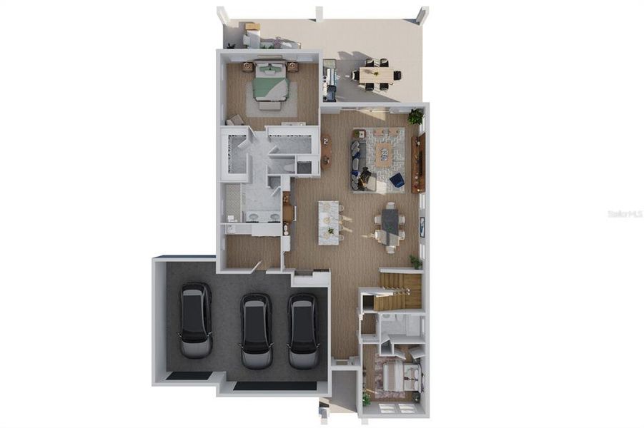 2D floor plan layout of this home in , Sarasota, FL (Image 4).