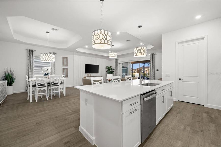 Furnished interior view inside a new home in , Punta Gorda (Image 11).