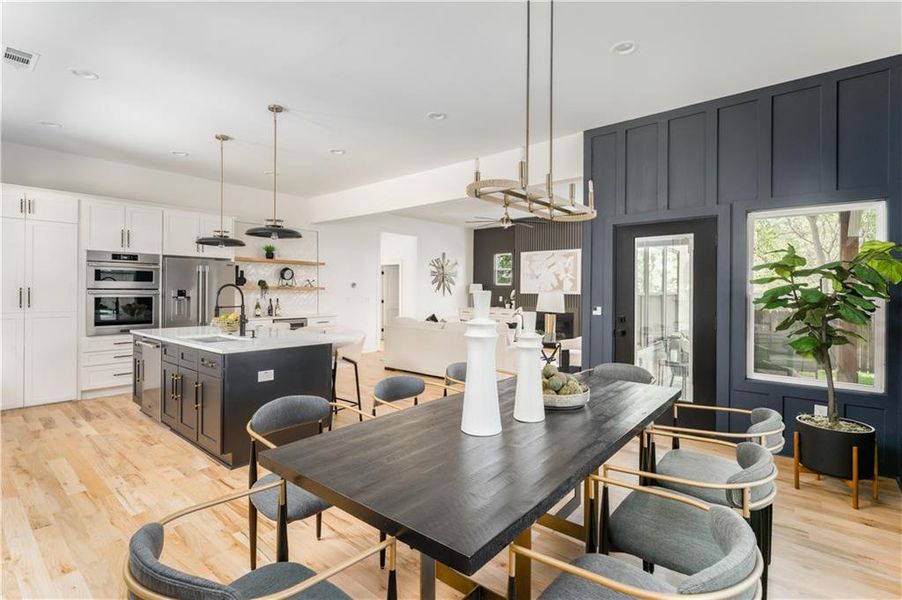 Furnished interior view inside a new home in , Atlanta (Image 29). Furnished interior view inside a new home in , Atlanta (Image 29).