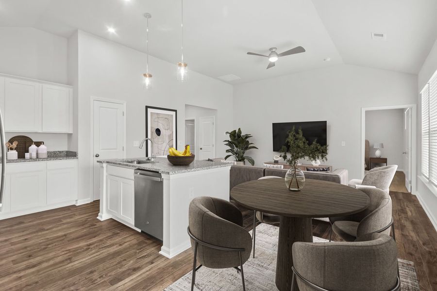 Dining Area and Kitchen