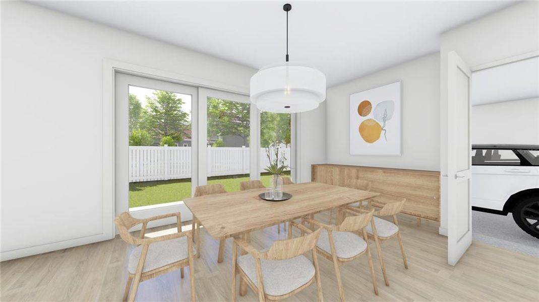 Furnished interior view inside a new home in , Tampa (Image 9).