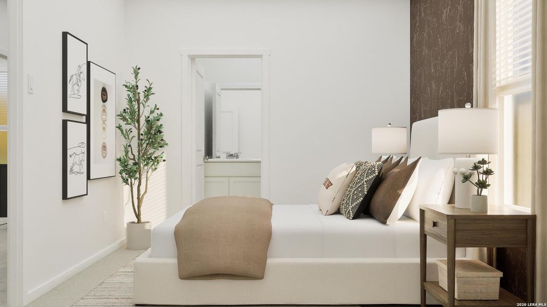 Furnished interior view inside a new home in Stone Garden, Elmendorf (Image 8). Furnished interior view inside a new home in Stone Garden, Elmendorf (Image 8).