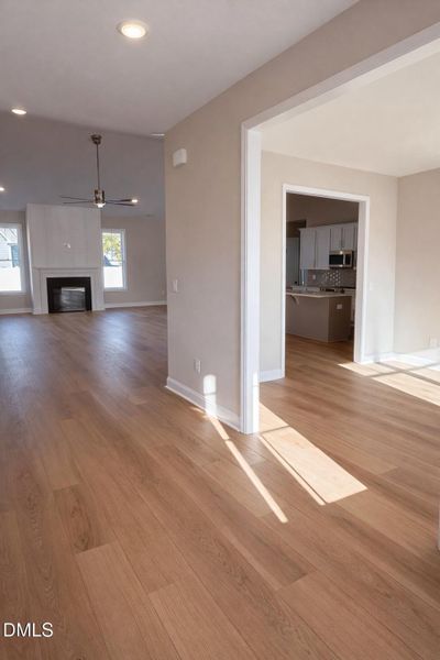 Foyer view of dining & living room Foyer view of dining & living room