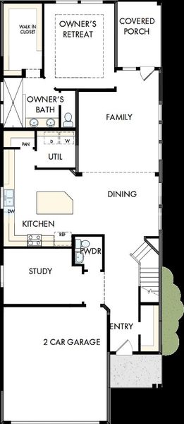 2D floor plan layout of this home in Mayfair - Select Garden Series, New Braunfels, TX (Image 2). 2D floor plan layout of this home in Mayfair - Select Garden Series, New Braunfels, TX (Image 2).
