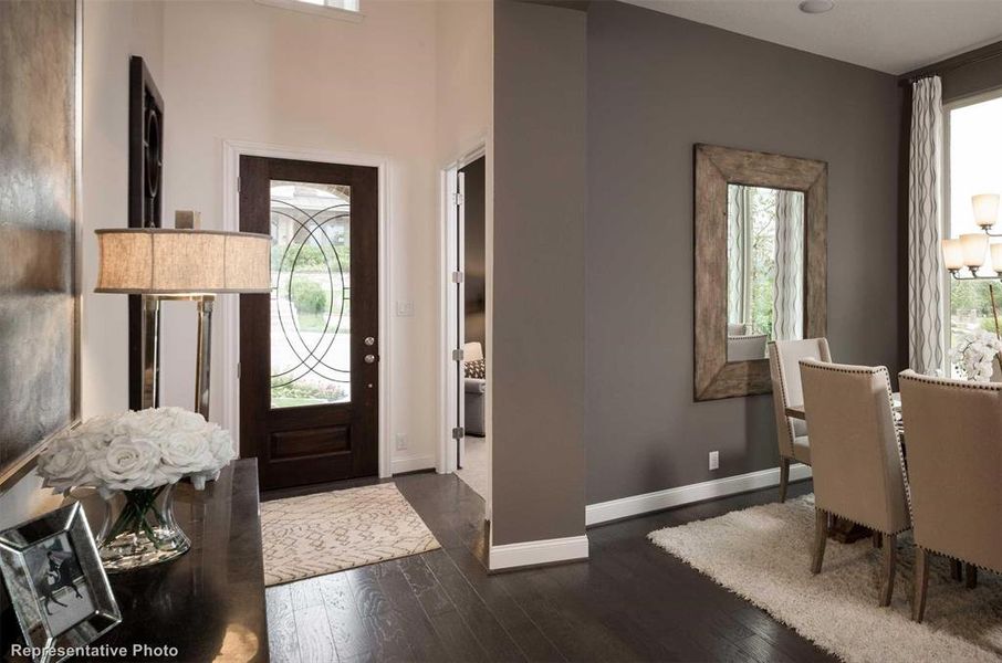 Furnished interior view inside a new home in Star Trail: 65ft. lots, Prosper (Image 18). Furnished interior view inside a new home in Star Trail: 65ft. lots, Prosper (Image 18).