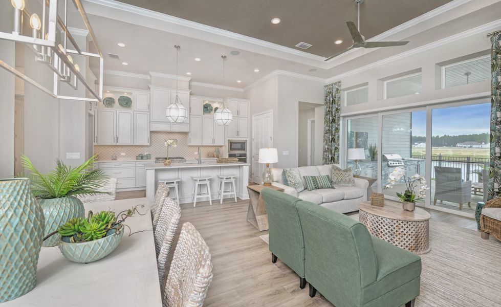 Furnished interior view inside a new home in Middlebourne, St. Johns (Image 4). Furnished interior view inside a new home in Middlebourne, St. Johns (Image 4).