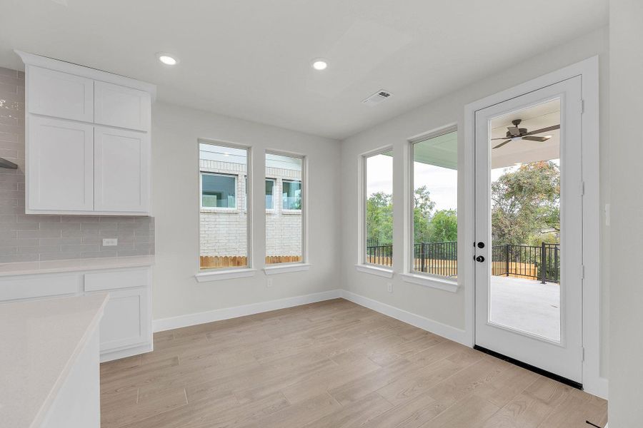 Spacious, unfurnished interior of a new home in Santa Rita Ranch, Liberty Hill (Image 34). Spacious, unfurnished interior of a new home in Santa Rita Ranch, Liberty Hill (Image 34).