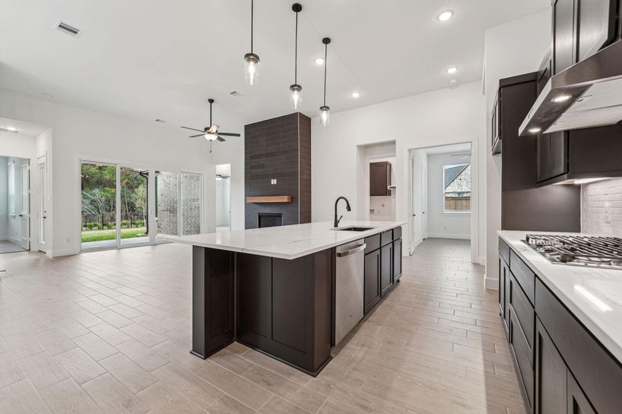 Furnished interior view inside a new home in Kresston, Montgomery (Image 8).