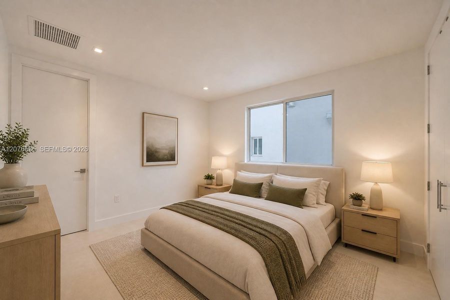 Furnished interior view inside a new home in , Doral (Image 32).