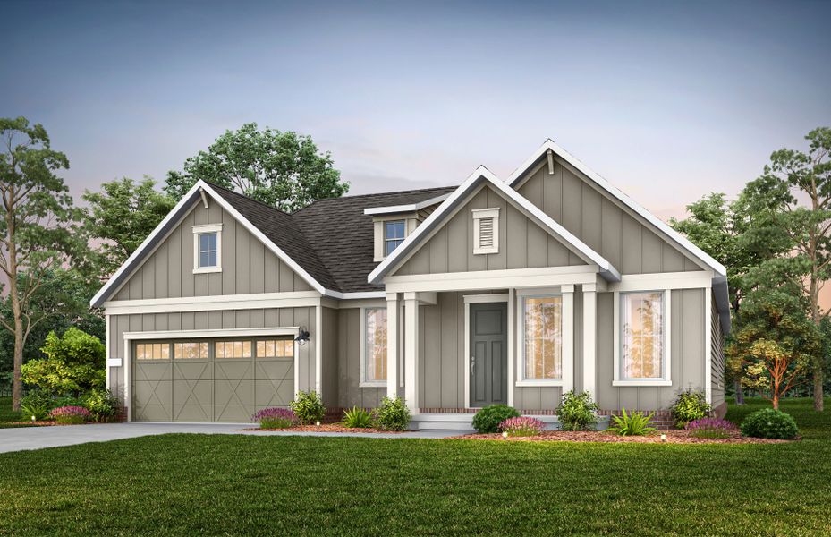 Representative exterior photo of a completed home built from the Azle by Pulte Homes in Indigo Bay, Myrtle Beach, SC (Image 15).