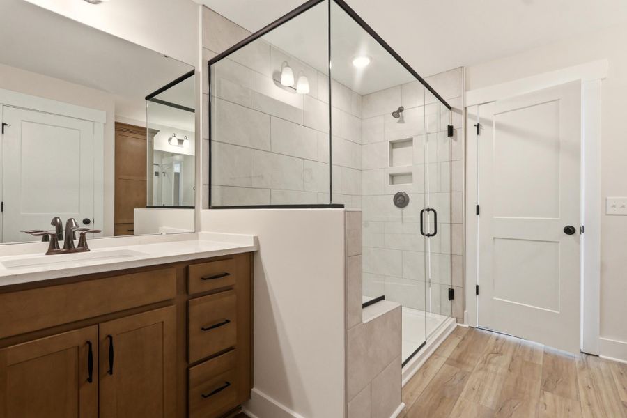 Furnished interior view inside a new home in Harbor Crossing, Greensboro (Image 12).