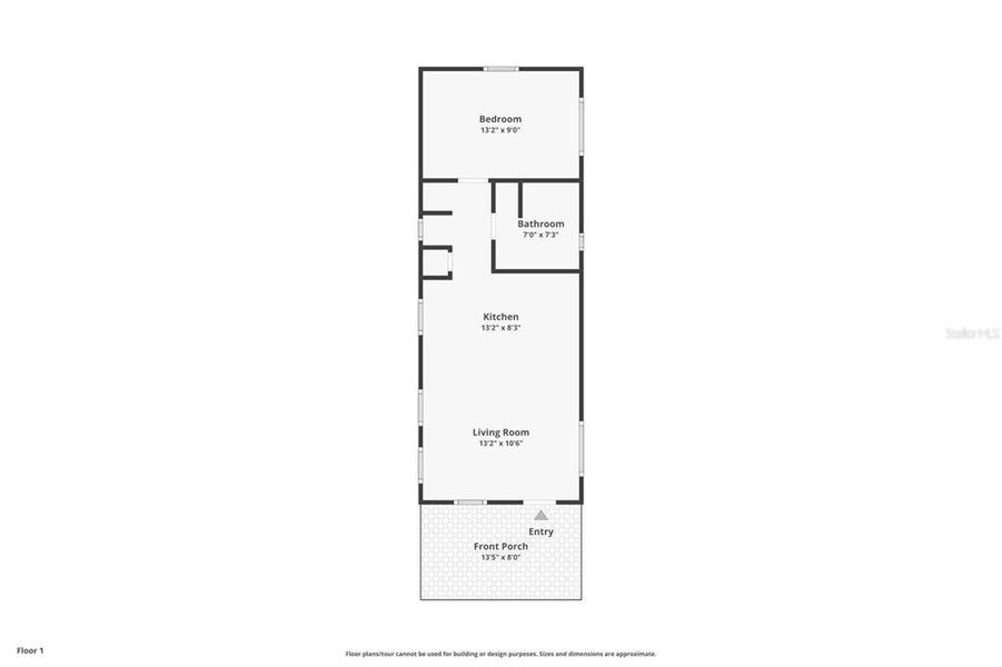 2D floor plan layout of this home in , North Port, FL (Image 3).