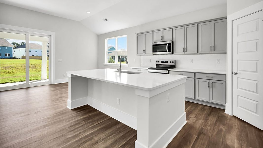 Furnished interior view inside a new home in The Haven at Indigo Preserve, Leland (Image 6).