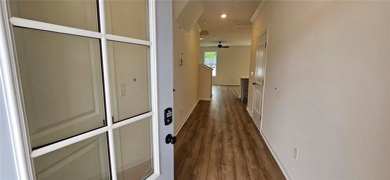 Step into this welcoming entrance foyer with durab