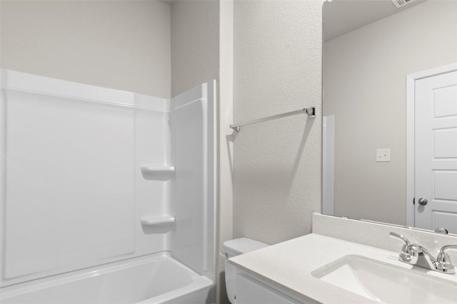 Furnished interior view inside a new home in Casetta Ranch, Kyle (Image 8). Furnished interior view inside a new home in Casetta Ranch, Kyle (Image 8).