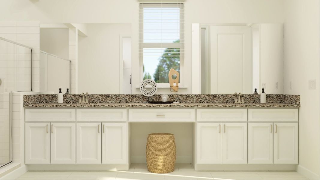 Argent owner's suite bathroom