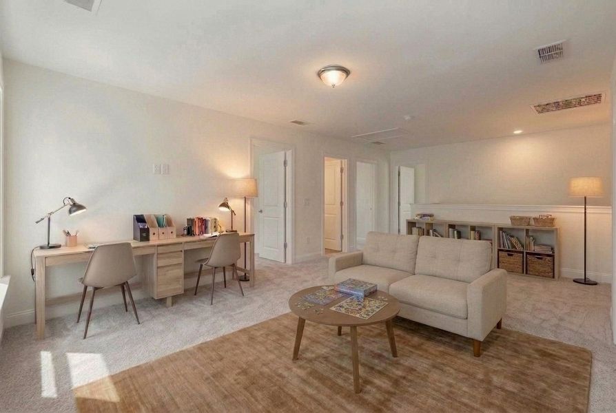 Furnished interior view inside a new home in Parker's Preserve, Ridgeville (Image 8).