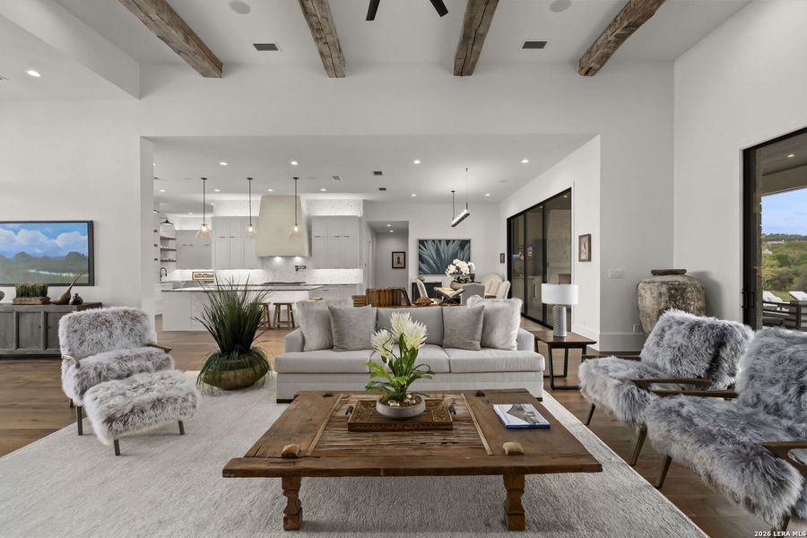 Furnished interior view inside a new home in , Boerne (Image 57).