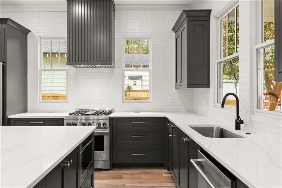 Furnished interior view inside a new home in , Atlanta (Image 31).