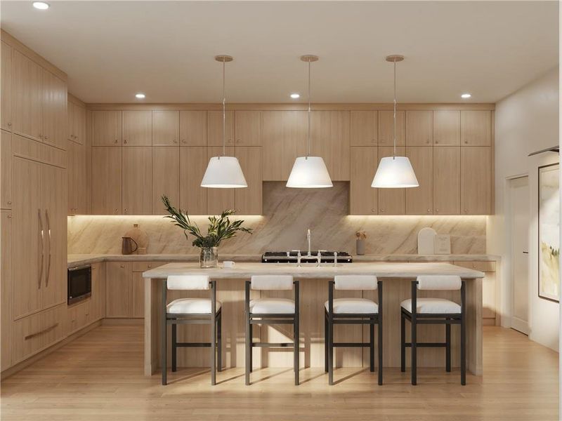 Furnished interior view inside a new home in , Alpharetta (Image 6).