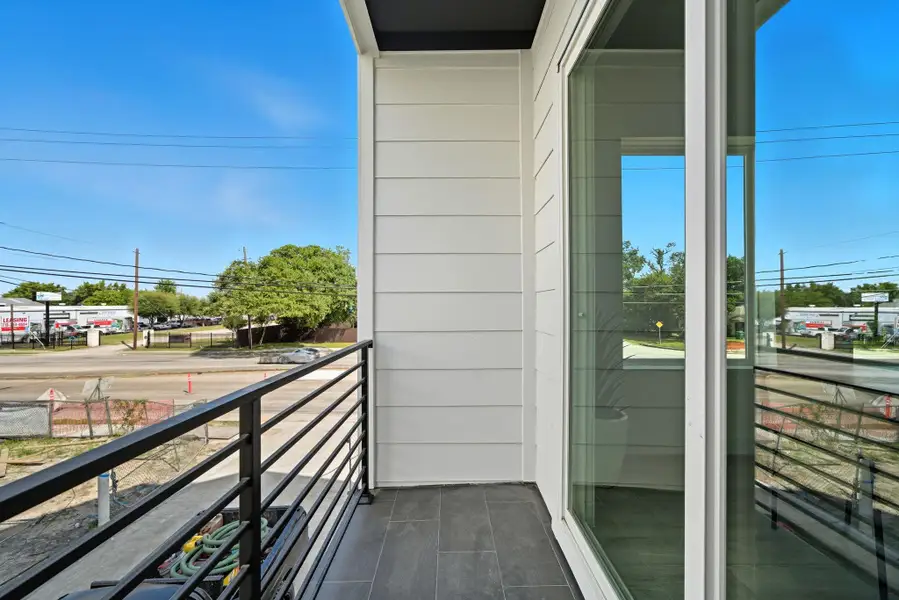 Exterior details and patio area of a home in Hammerly Blvd, Houston (Image 3). Exterior details and patio area of a home in Hammerly Blvd, Houston (Image 3).