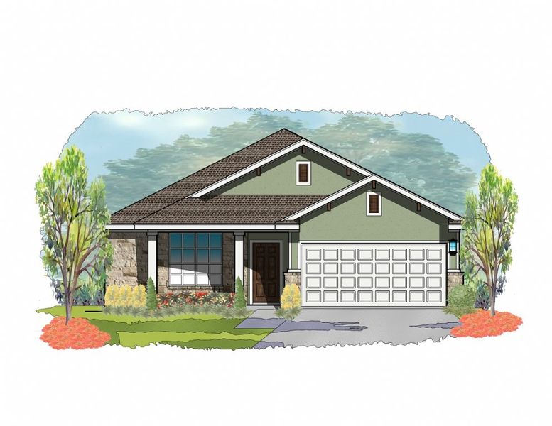 Representative exterior photo of a completed home built from the Preston by Steve Klein Custom Builder in TerraVista, Victoria, TX (Image 5). Representative exterior photo of a completed home built from the Preston by Steve Klein Custom Builder in TerraVista, Victoria, TX (Image 5).