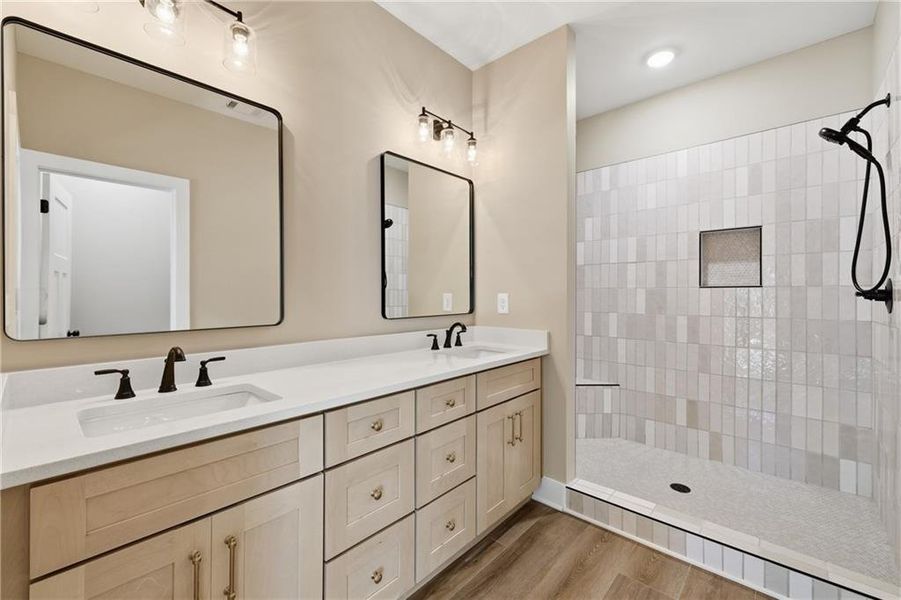 Furnished interior view inside a new home in , Clarkesville (Image 15).