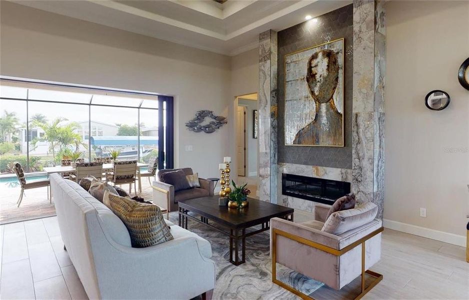 Furnished interior view inside a new home in , Punta Gorda (Image 15).