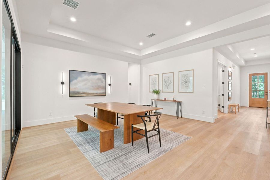 Furnished interior view inside a new home in , New Waverly (Image 5).
