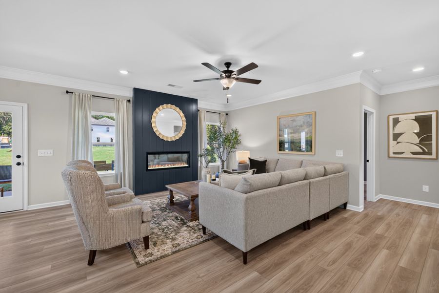 Furnished interior view inside a new home in Sagebrook, Powder Springs (Image 6).