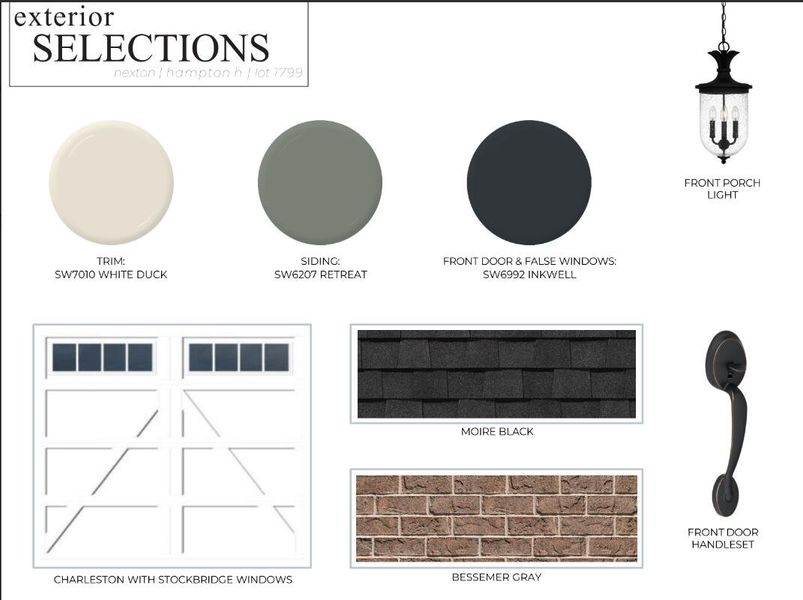 Sample of building materials used in homes in , Summerville (Image 5).